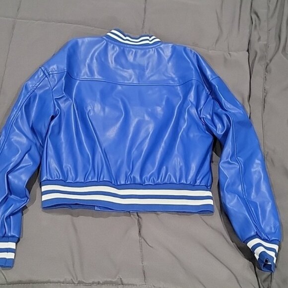 Crop Bomber Jacket - Picture 3 of 8